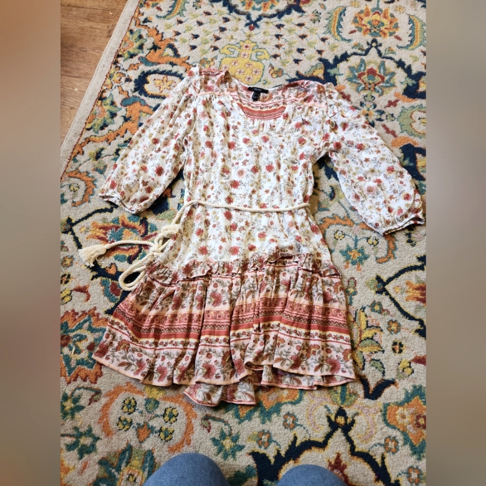 Dress Bohemian Floral Western